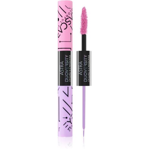 Duoversity mascara e eyeliner 2 in 1 colore 05 X-Tatic Fairy 2x3,5 ml - Astra Make-up - Modalova