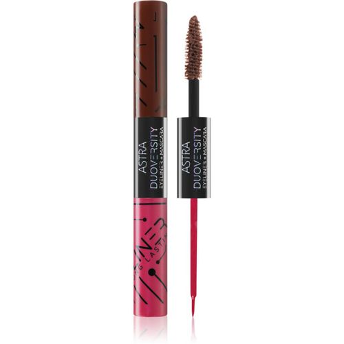 Duoversity mascara e eyeliner 2 in 1 colore 06 Cyber Barrio 2x3,5 ml - Astra Make-up - Modalova