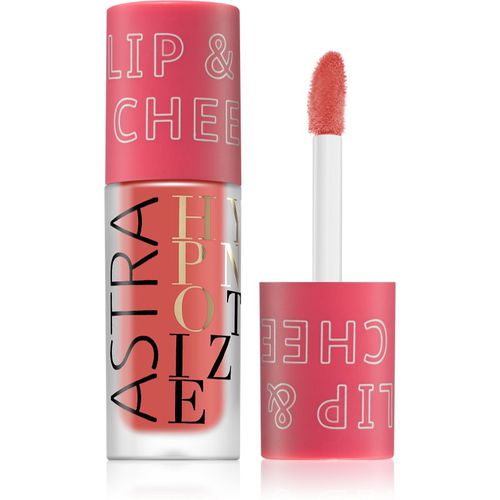 Hypnotize Lip & Cheek blush liquido per labbra e guance colore 04 Queen Peach 3,5 ml - Astra Make-up - Modalova