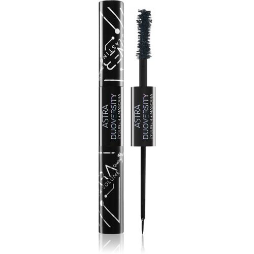 Duoversity máscara de pestañas y delineador de ojos 2 en 1 tono 07 Black Mirror 2x3,5 ml - Astra Make-up - Modalova