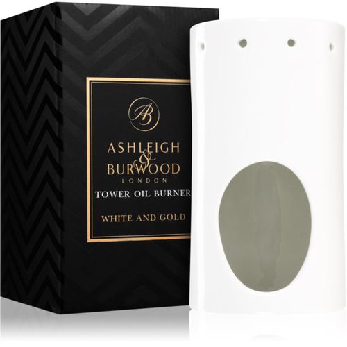 White and Gold keramische aromalampe 1 St - Ashleigh & Burwood London - Modalova