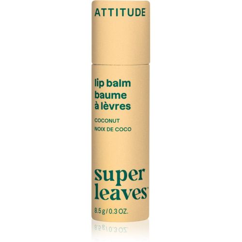 Super Leaves Lip Balm bálsamo labial con aroma a coco Coconut 8.5 g - Attitude - Modalova