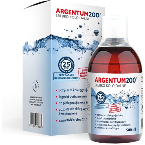 Argentum 200 Collodial Silver 25 ppm tónico con plata coloidal 500 ml - Aura Herbals - Modalova