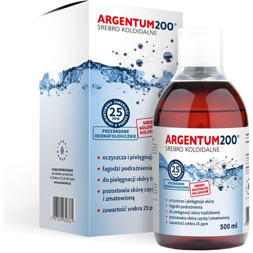 Argentum 200 Collodial Silver 25 ppm Tonikum mit kolloidalem Silber 500 ml - Aura Herbals - Modalova