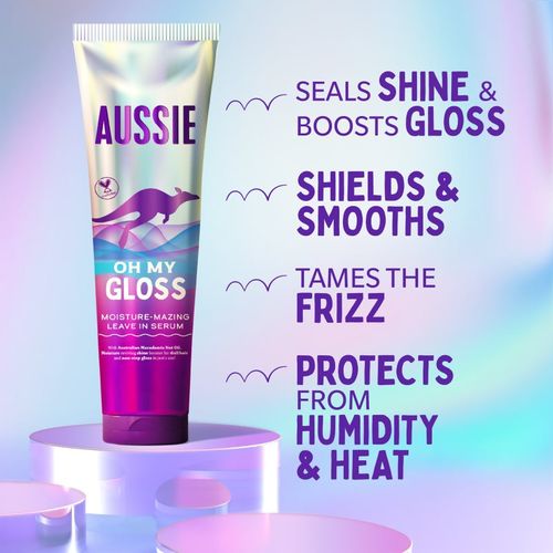 Oh My Gloss Leave In Serum sérum sin aclarado para aportar hidratación y brillo 160 ml - Aussie - Modalova