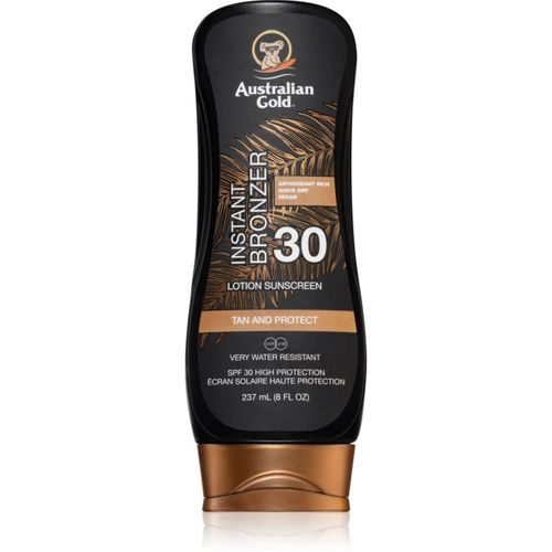 Protect Lotion With Bronzer leche bronceadora SPF 30 237 ml - Australian Gold - Modalova