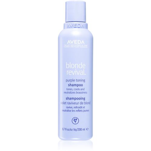 Blonde Revival™ Purple Toning Shampoo shampoo tonificante viola per capelli decolorati o con mèches 200 ml - Aveda - Modalova