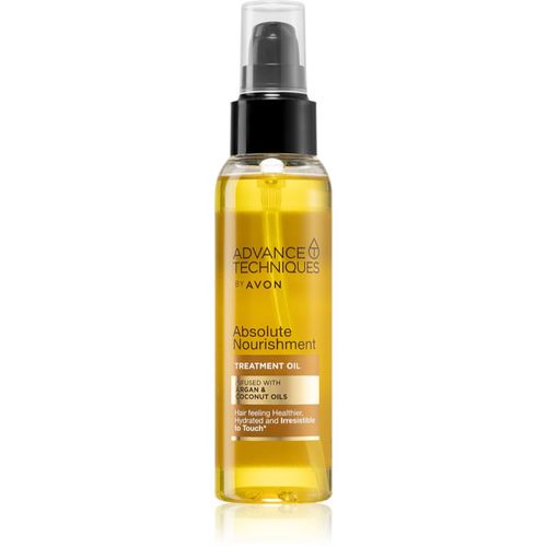Advance Techniques Absolute Nourishment aceite nutritivo para cabello con aceite de argán con aceite de coco 100 ml - Avon - Modalova