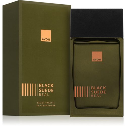 Black Suede Real Intense Eau de Toilette para hombre 100 ml - Avon - Modalova