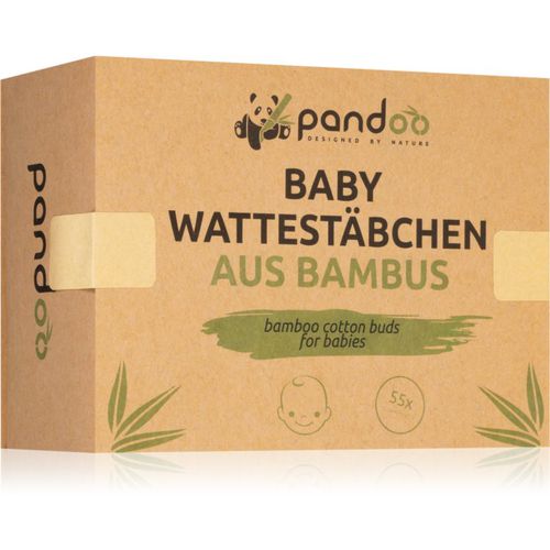 Bamboo Cotton Buds for Babies Wattestäbchen für Kinder 55 St - Pandoo - Modalova