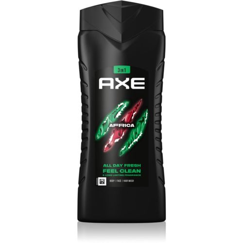Africa gel de ducha para rostro, cuerpo y cabello 400 ml - Axe - Modalova