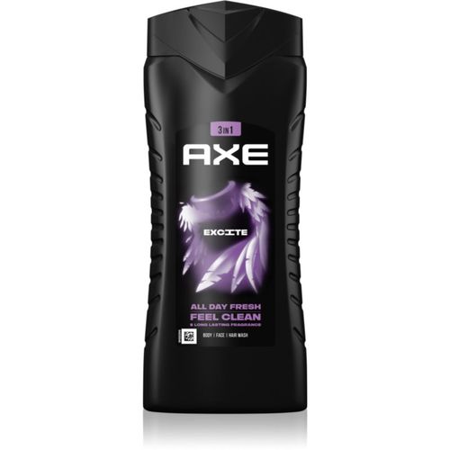 Excite gel de ducha para rostro, cuerpo y cabello 400 ml - Axe - Modalova