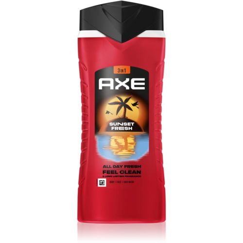 Sunset Fresh gel de ducha para rostro, cuerpo y cabello 400 ml - Axe - Modalova