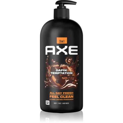 Dark Temptation gel de ducha para cara, cuerpo y cabello 900 ml - Axe - Modalova