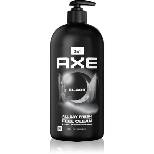 Black gel de ducha para rostro, cuerpo y cabello 900 ml - Axe - Modalova