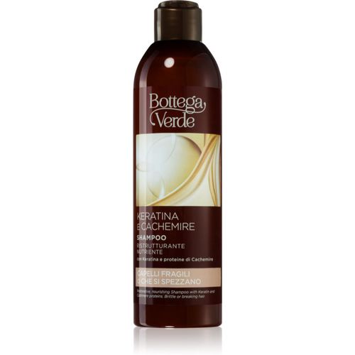 Keratin & Cashmere shampoo nutriente per capelli deboli, stanchi 250 ml - Bottega Verde - Modalova