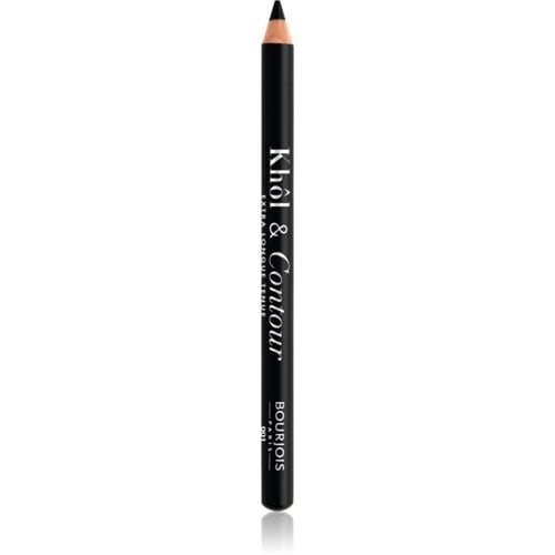 Khôl & Contour Extra Longue Tenue lápiz de ojos de larga duración con sacapuntas tono 001 Noir-issime 1,2 g - Bourjois - Modalova