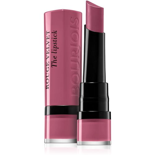 Rouge Velvet The Lipstick barra de labios matificante tono 19 Place De Roses 2,4 g - Bourjois - Modalova