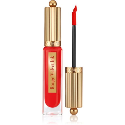 Rouge Velvet Ink barra de labios líquida con efecto mate tono 08 Coquelic Hot 3.5 ml - Bourjois - Modalova