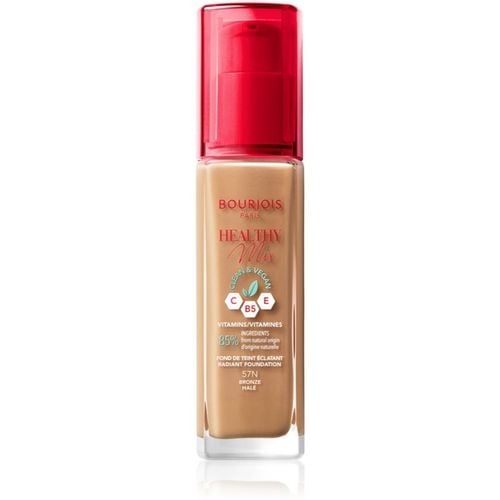 Healthy Mix aufhellendes, feuchtigkeitsspendendes Make-up 24 Std. Farbton 57N Bronze 30 ml - Bourjois - Modalova