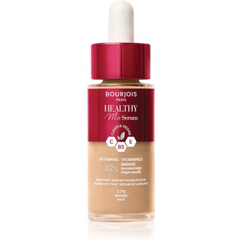 Healthy Mix base de maquillaje ligera para un aspecto natural tono 57N Bronze 30 ml - Bourjois - Modalova