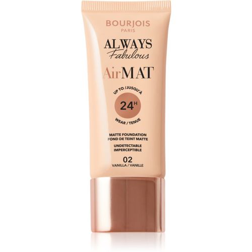 Air Mat fondotinta opacizzante colore 02 Vanilla 30 ml - Bourjois - Modalova