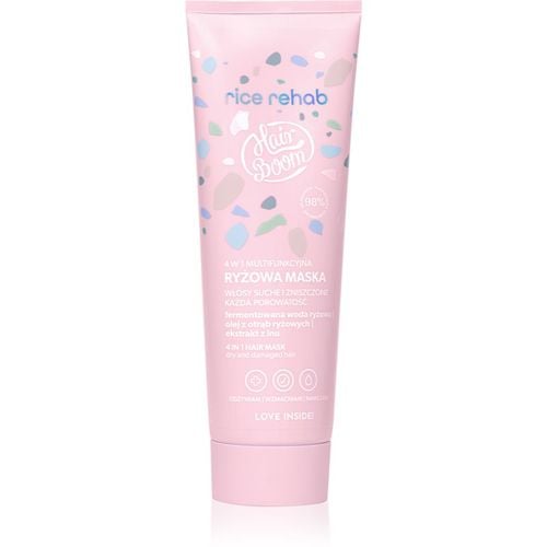 HairBoom Rice Rehab- 4 in 1 Multifunctional Rice Hair Mask Haarmaske für sanfte und beschädigtes Haare 200 ml - BodyBoom - Modalova