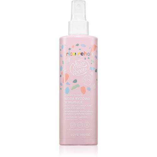 HairBoom Rice Rehab Hair Mist cuidado sin aclarado para dar brillo y suavidad al cabello 200 ml - BodyBoom - Modalova