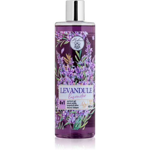 Flower Line Lavender gel detergente per corpo e capelli 4 in 1 400 ml - Bohemia Gifts & Cosmetics - Modalova