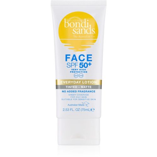 SPF 50+ Everyday Face Lotion crema facial protectora con color de acabado mate SPF 50+ 75 ml - Bondi Sands - Modalova
