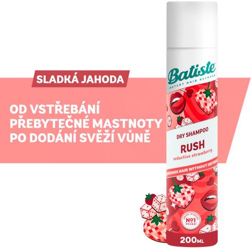 Rush champú en seco para cabello graso 200 ml - Batiste - Modalova