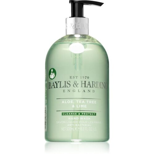 Aloe, Tea Tree & Lime jabón líquido para manos con ingrediente antibacteriano 500 ml - Baylis & Harding - Modalova