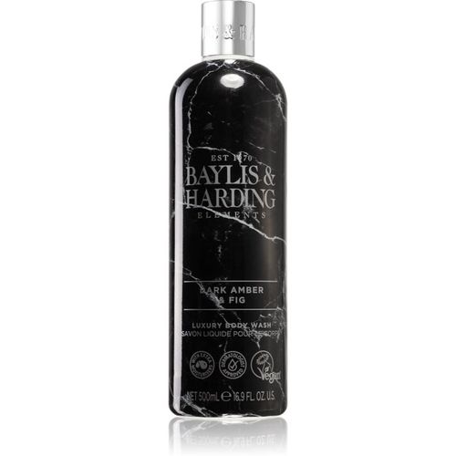 Elements Dark Amber & Fig doccia gel di lusso 500 ml - Baylis & Harding - Modalova