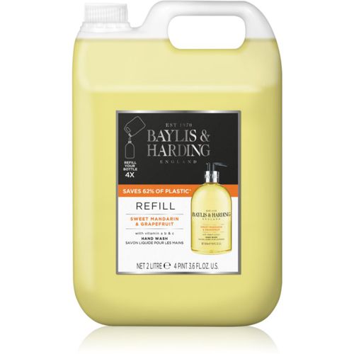 Sweet Mandarin & Grapefruit jabón líquido para manos Recambio Refill 2000 ml - Baylis & Harding - Modalova