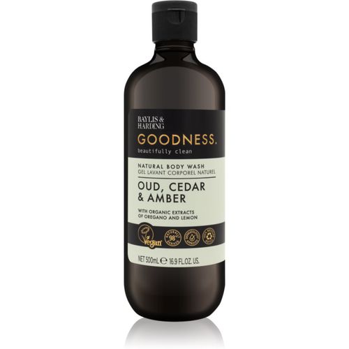 Goodness Oud, Cedar & Amber gel de ducha 500 ml - Baylis & Harding - Modalova