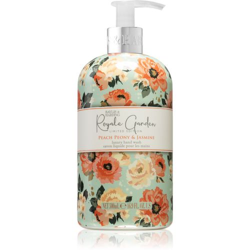 Royale Garden Peach, Peony & Jasmine flüssige Seife für die Hände 500 ml - Baylis & Harding - Modalova