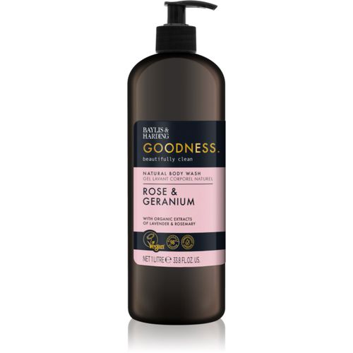 Goodness Rose & Geranium Duschgel 1000 ml - Baylis & Harding - Modalova