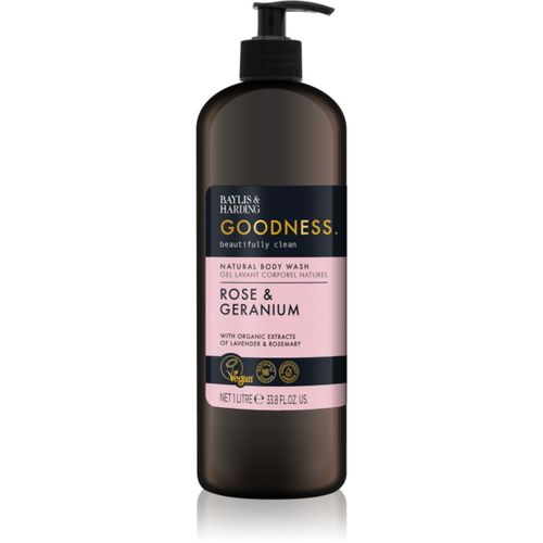 Goodness Rose & Geranium gel doccia 1000 ml - Baylis & Harding - Modalova