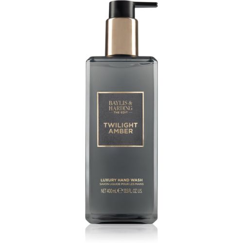 The Edit Twilight Amber sapone liquido di lusso Amber, Vertiver & Vanilla 400 ml - Baylis & Harding - Modalova