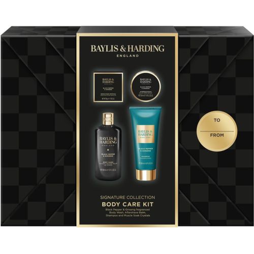 Black Pepper & Ginseng lote de regalo de ducha - Baylis & Harding - Modalova