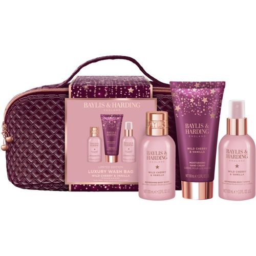 Wild Cherry & Vanilla lote de regalo estuche para cosméticos - Baylis & Harding - Modalova