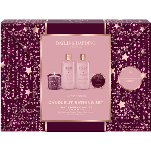 Wild Cherry & Vanilla lote de regalo de baño - Baylis & Harding - Modalova