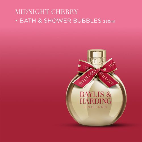 Midnight Cherry espuma de baño en envoltorio de regalo - Baylis & Harding - Modalova