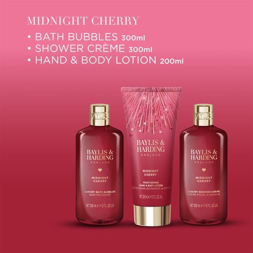 Midnight Cherry lote de regalo - Baylis & Harding - Modalova