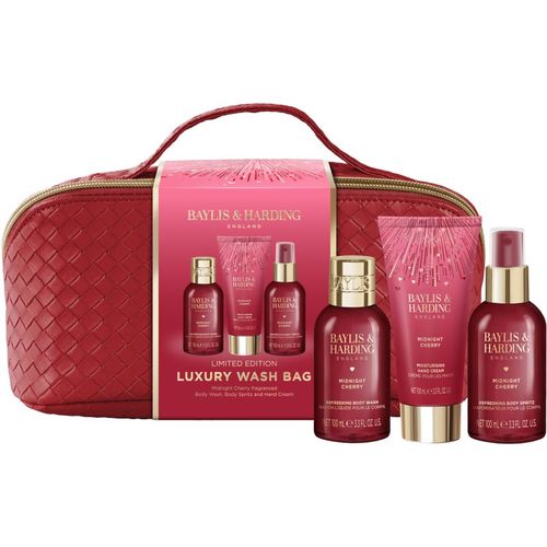 Midnight Cherry lote de regalo estuche para cosméticos - Baylis & Harding - Modalova