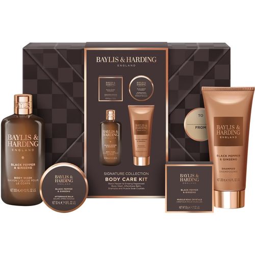 Black Pepper & Ginseng lote de regalo de ducha - Baylis & Harding - Modalova