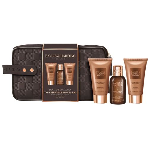 Black Pepper & Ginseng lote de regalo para viajes - Baylis & Harding - Modalova