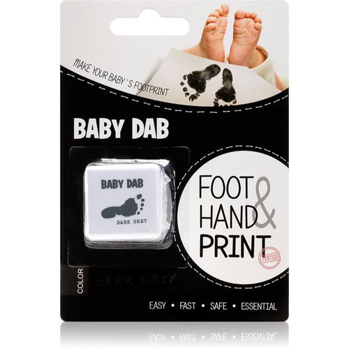 Foot & Hand Print Grey colore per impronte per bambini 1 pz - Baby Dab - Modalova