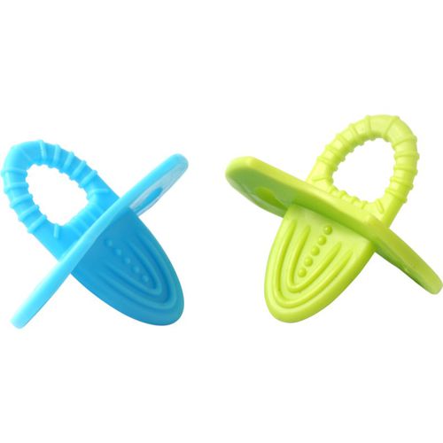 Teether Beißring 3m+ Blue + Green 2 St - BabyOno - Modalova