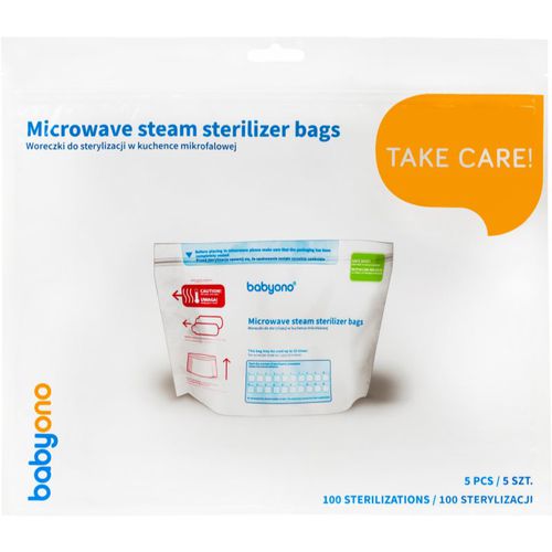 Take Care Microwave Steam Sterilizer Bags sacchetti sterilizzanti per il forno a microonde 5 pz - BabyOno - Modalova